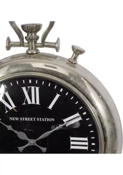 Outlet β€οΈ Vintage Stainless Steel Wall Clock by Monroe Lane π 8 Outlet β€οΈ Vintage Stainless Steel Wall Clock by Monroe Lane π -Monroe Lane Sales Belk 6873