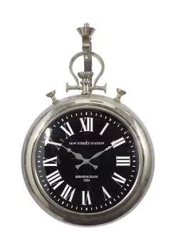 Outlet β€οΈ Vintage Stainless Steel Wall Clock by Monroe Lane π 10 Outlet β€οΈ Vintage Stainless Steel Wall Clock by Monroe Lane π -Monroe Lane Sales Belk 6875