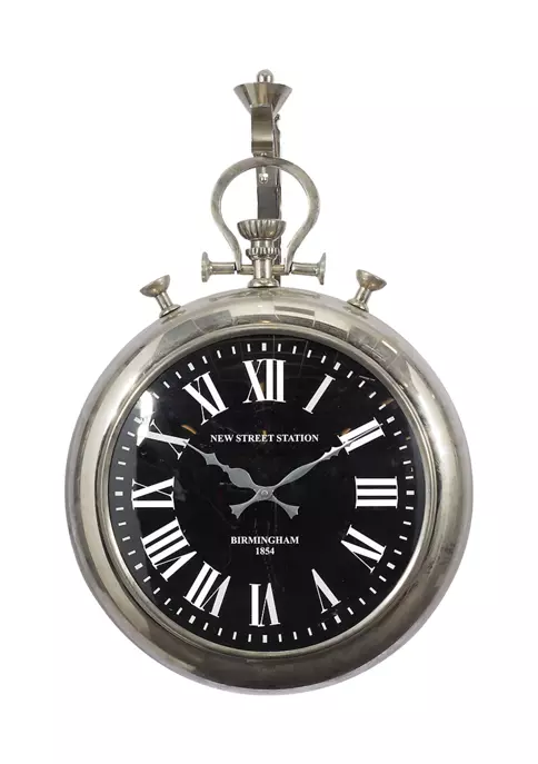 Outlet β€οΈ Vintage Stainless Steel Wall Clock by Monroe Lane π 5 Outlet β€οΈ Vintage Stainless Steel Wall Clock by Monroe Lane π - Image 5