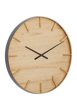 Top 10 ⌛ Rustic Wood Wall Clock by Monroe Lane 😉 -Monroe Lane Sales Belk 6893
