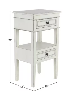 Coupon 🤩 Traditional Wood Accent Table by Monroe Lane 🤩 -Monroe Lane Sales Belk 6897