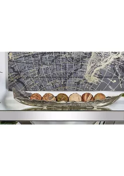 Buy ❤️ Contemporary Aluminum Tray by Monroe Lane 😍 -Monroe Lane Sales Belk 6915