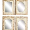 Buy ⭐ Vintage Wood Wall Mirror - Set of 4 by Monroe Lane ✔️