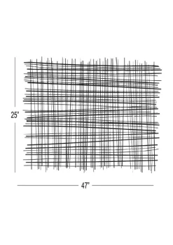 Cheapest 🔥 Contemporary Metal Wall Decor by Monroe Lane 🔥 -Monroe Lane Sales Belk 6930