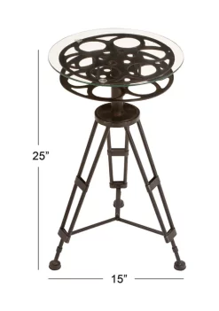 Best reviews of ✔️ Eclectic Glass Accent Table by Monroe Lane 🎉 -Monroe Lane Sales Belk 6938