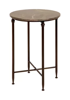 Budget 🔔 Traditional Metal Accent Table by Monroe Lane 🥰 -Monroe Lane Sales Belk 6946