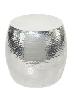 Discount 🎉 Contemporary Aluminum Accent Table by Monroe Lane 👍 -Monroe Lane Sales Belk 6953