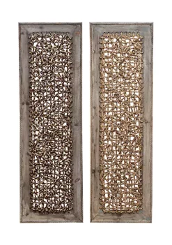 Brand new 🌟 Farmhouse Wood Wall Decor - Set of 2 by Monroe Lane ✨ -Monroe Lane Sales Belk 6968