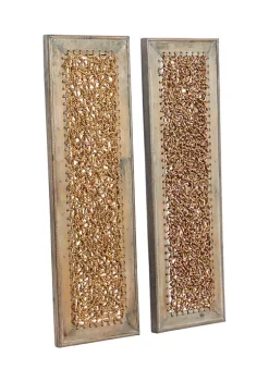 Brand new 🌟 Farmhouse Wood Wall Decor - Set of 2 by Monroe Lane ✨ -Monroe Lane Sales Belk 6970