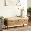 Wholesale 💯 Indiana Pacers Green Bay Packers Kansas City Royals Baylor Bears Farmhouse Wood Storage Bench by Monroe Lane 🔔