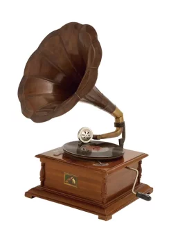 Best Pirce 🤩 Vintage Aluminum Gramophone by Monroe Lane ✨