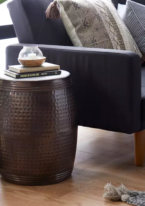 Wholesale 🔥 Industrial Metal Accent Table by Monroe Lane 🔥 2 Wholesale 🔥 Industrial Metal Accent Table by Monroe Lane 🔥 - Image 2