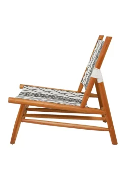 Coupon 😉 Bohemian Wood Accent Chair by Monroe Lane 🎁 -Monroe Lane Sales Belk 7064