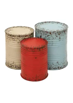 Buy 🛒 Washington Wizards Tampa Bay Buccaneers Washington Nationals Farmhouse Metal Accent Table - Set of 3 by Monroe Lane 🌟 -Monroe Lane Sales Belk 7089