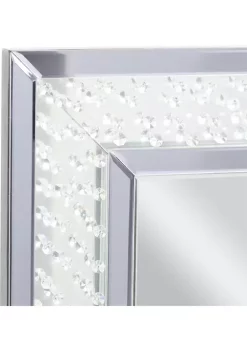 Wholesale 😉 Glam Wood Wall Mirror by Monroe Lane 🎁 -Monroe Lane Sales Belk 7101