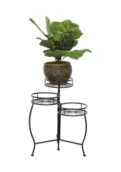 Flash Sale 🤩 Transitional Metal Plantstand by Monroe Lane 👏 -Monroe Lane Sales Belk 711