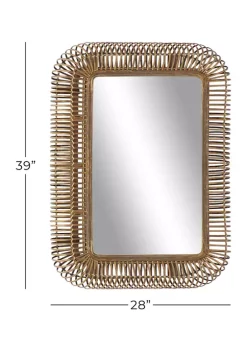 Discount 🔔 Farmhouse Wood Wall Mirror by Monroe Lane 👏 -Monroe Lane Sales Belk 7122