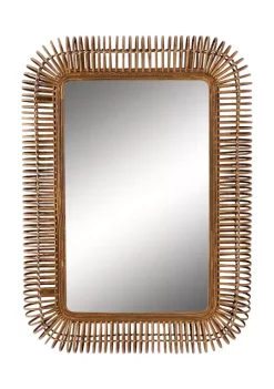 Discount 🔔 Farmhouse Wood Wall Mirror by Monroe Lane 👏 -Monroe Lane Sales Belk 7123