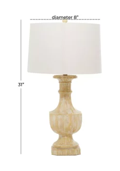 Best Pirce 🔔 Coastal Polystone Table Lamp - Set of 2 by Monroe Lane 🤩 -Monroe Lane Sales Belk 7132