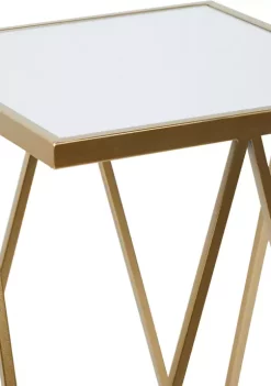 Best reviews of 😍 Contemporary Metal Accent Table - Set of 2 by Monroe Lane 🌟 -Monroe Lane Sales Belk 7136