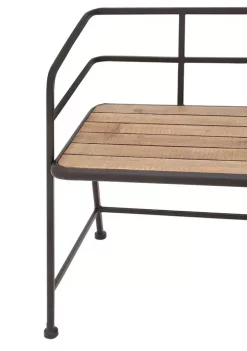 Best Pirce 😀 Industrial Metal Bench by Monroe Lane 🎉 -Monroe Lane Sales Belk 7149