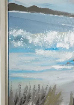 Promo ⌛ Coastal Polystone Framed Wall Art by Monroe Lane 😀 -Monroe Lane Sales Belk 7153