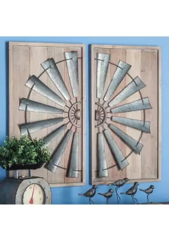 Best deal 🎉 Farmhouse Wood Wall Decor - Set of 2 by Monroe Lane 😍 -Monroe Lane Sales Belk 7183