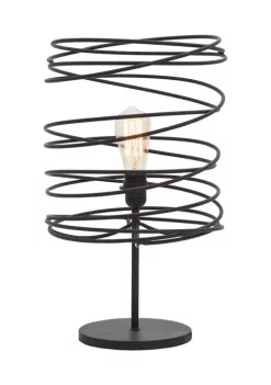 Coupon 👍 Industrial Metal Accent Lamp by Monroe Lane ⌛ -Monroe Lane Sales Belk 7208