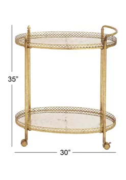 Deals 🎉 Louisville Cardinals Traditional Metal Bar Cart by Monroe Lane 👍 -Monroe Lane Sales Belk 7218