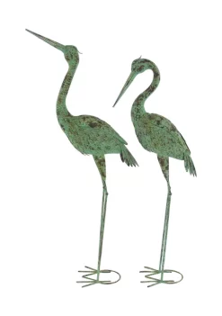 Wholesale 🥰 Coastal Metal Garden Sculpture - Set of 2 by Monroe Lane 🛒 -Monroe Lane Sales Belk 7256