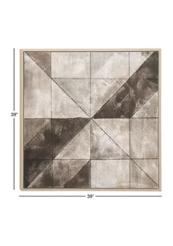 Hot Sale 👏 Contemporary Wood Framed Wall Art by Monroe Lane 🛒 -Monroe Lane Sales Belk 7260