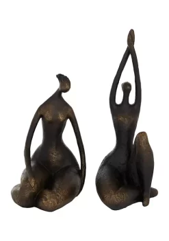 Wholesale 💯 Traditional Resin Sculpture - Set of 2 by Monroe Lane ❤️ -Monroe Lane Sales Belk 7270