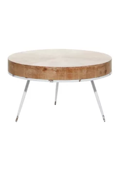 Best Pirce 🔥 Modern Wood Coffee Table by Monroe Lane 🥰 -Monroe Lane Sales Belk 7303