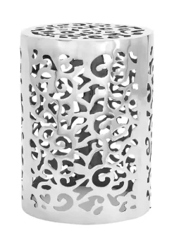 Coupon ๐ฅ Contemporary Aluminum Accent Table by Monroe Lane ๐