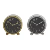 Best deal ⭐ Glam Stainless Steel Clock - Set of 2 by Monroe Lane 🌟