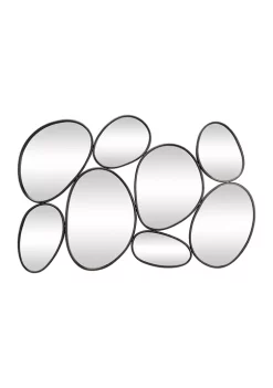 Coupon 🔥 Contemporary Metal Wall Mirror by Monroe Lane 👍 -Monroe Lane Sales Belk 7354