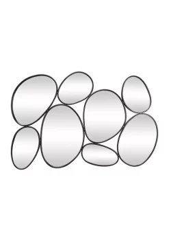 Coupon 🔥 Contemporary Metal Wall Mirror by Monroe Lane 👍 -Monroe Lane Sales Belk 7355