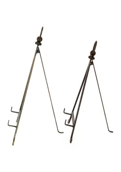 Wholesale 😍 Traditional Metal Easel - Set of 2 by Monroe Lane ✨ -Monroe Lane Sales Belk 747