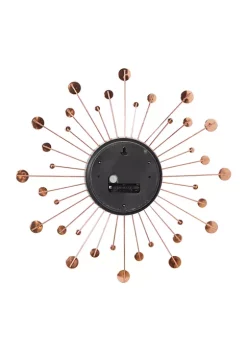 Best reviews of 🎉 Glam Metal Wall Clock by Monroe Lane 🌟 -Monroe Lane Sales Belk 7473