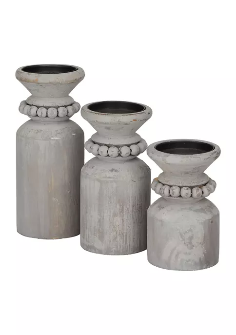 Best deal 🛒 Traditional Wood Candle Holder - Set of 3 by Monroe Lane 😉 5 Best deal 🛒 Traditional Wood Candle Holder - Set of 3 by Monroe Lane 😉 - Image 5