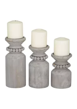 Best deal 🛒 Traditional Wood Candle Holder - Set of 3 by Monroe Lane 😉 13 Best deal 🛒 Traditional Wood Candle Holder - Set of 3 by Monroe Lane 😉 -Monroe Lane Sales Belk 7488