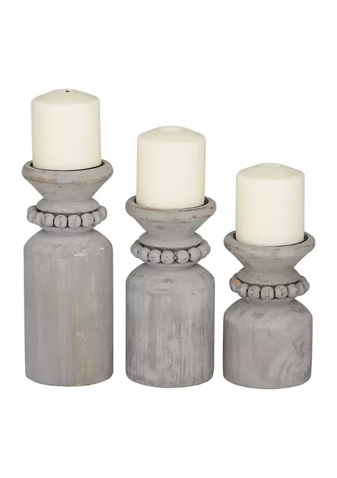 Best deal 🛒 Traditional Wood Candle Holder - Set of 3 by Monroe Lane 😉 6 Best deal 🛒 Traditional Wood Candle Holder - Set of 3 by Monroe Lane 😉 - Image 6