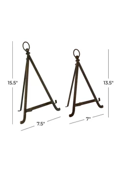 Wholesale 😍 Traditional Metal Easel - Set of 2 by Monroe Lane ✨ -Monroe Lane Sales Belk 749