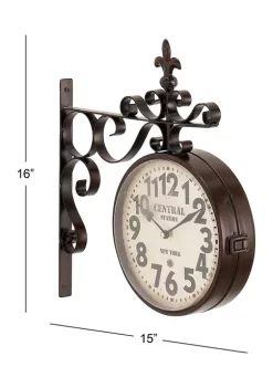 Wholesale 😀 Vintage Metal Wall Clock by Monroe Lane 😍 -Monroe Lane Sales Belk 7505
