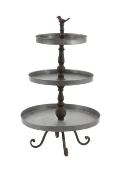 Hot Sale 🔥 Farmhouse Metal Tiered Server by Monroe Lane 🔔 -Monroe Lane Sales Belk 7570
