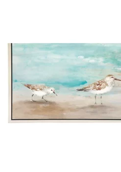 Buy ✨ Coastal Wood Framed Wall Art by Monroe Lane 🤩 -Monroe Lane Sales Belk 7582