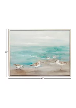 Buy ✨ Coastal Wood Framed Wall Art by Monroe Lane 🤩 -Monroe Lane Sales Belk 7583