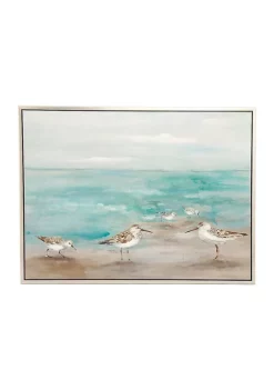 Buy ✨ Coastal Wood Framed Wall Art by Monroe Lane 🤩 -Monroe Lane Sales Belk 7584
