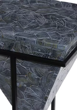 Best Sale ⭐ Contemporary Teak Wood Accent Table by Monroe Lane 🔥 -Monroe Lane Sales Belk 7599