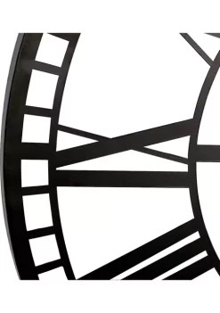 Budget ⭐ Contemporary Metal Wall Clock by Monroe Lane ⭐ -Monroe Lane Sales Belk 7610